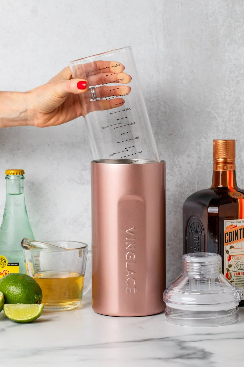 Wine Chiller & Leak Proof Lid w/Insert Set - Image 8